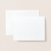 Foliekaart Folie Kaarten (Voorkant met envelop)