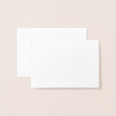 Foliekaart Folie Kaarten (Voorkant met envelop)