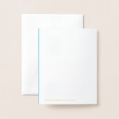 Foliekaart - Grafische Boom met Ster Folie Kaarten (Met envelop)