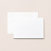 Foliekaart met glinsterend mos binnenin – Aanpasse Folie Kaarten (Voorkant met envelop)