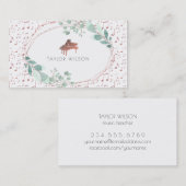 Foliën lijst pianist muziekleraar visitekaartje (Voorkant / Achterkant)