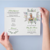 Foliereservicefraferprogramma voor waterkleurstof flyer (Hand)