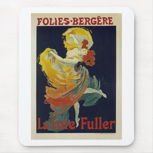 Folies Berger ~ La Loie Fuller Muismat (Voorkant)