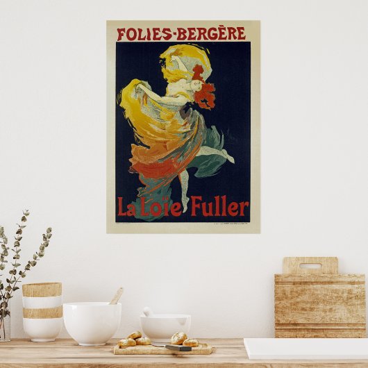 Folies Berger ~ La Loie Fuller Poster (Keuken)