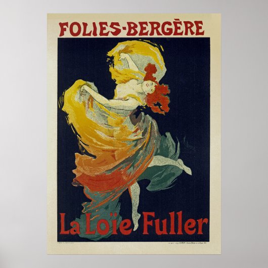 Folies Berger ~ La Loie Fuller Poster (Voorkant)