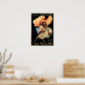  FOLIES BERGERE Art Nouveau Women gaan omhoog Poster (Keuken)
