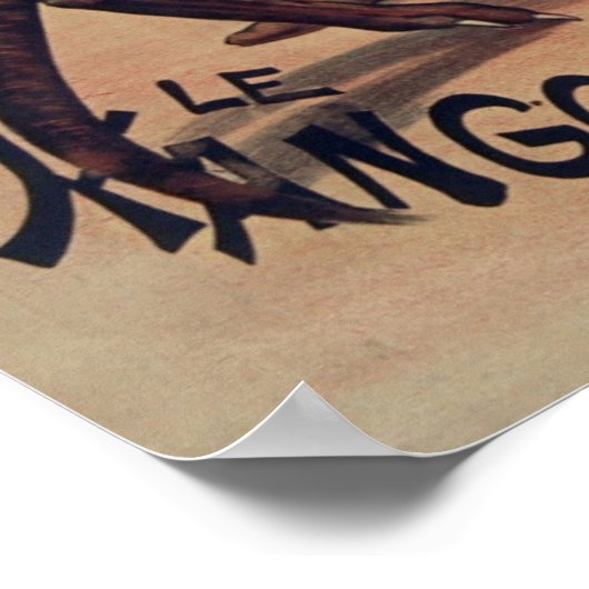 Folies-Bergère het Poster van Kangaroo Boxer (Hoek)