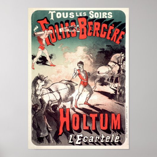 Folies Bergere Holtum L Ecartele France AD Poster (Voorkant)