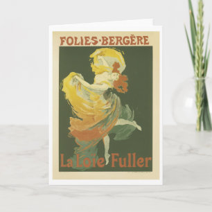 Folies-Bergere, Jules Cheret Kaart