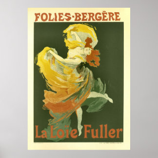 Folies Bergere La Loie Fuller  AD Poster