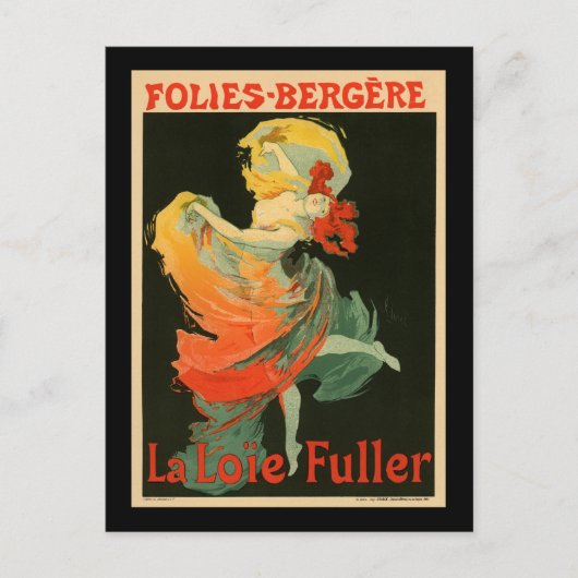 Folies Bergere La Loie Fuller Briefkaart (Voorkant)