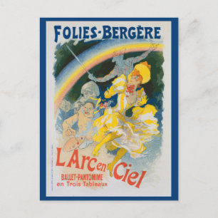 Folies Bergère - L'arc en ciel - Chéret Briefkaart