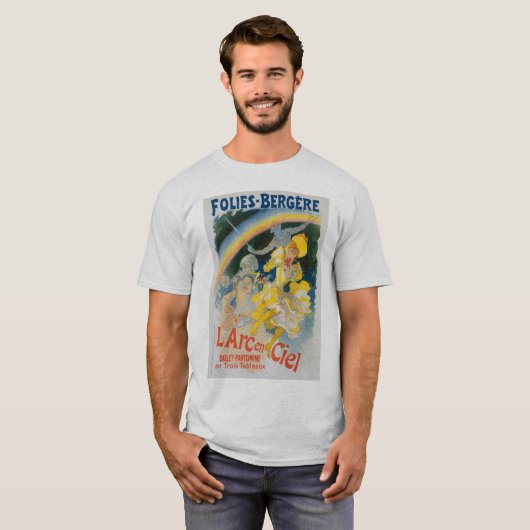 Folies Bergère - L'arc en ciel - Jules Chéret 1893 T-shirt (Voorkant volledig)