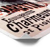 Folies Bergere, Les Garetta  Franse Adv Poster (Hoek)