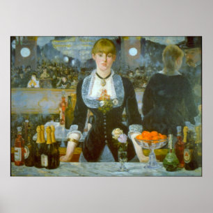 Folies-Bergere van Edouard Manet Poster