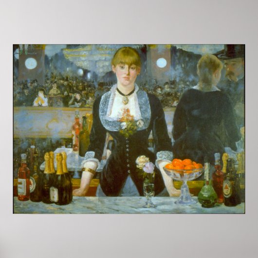 Folies-Bergere van Edouard Manet Poster (Voorkant)