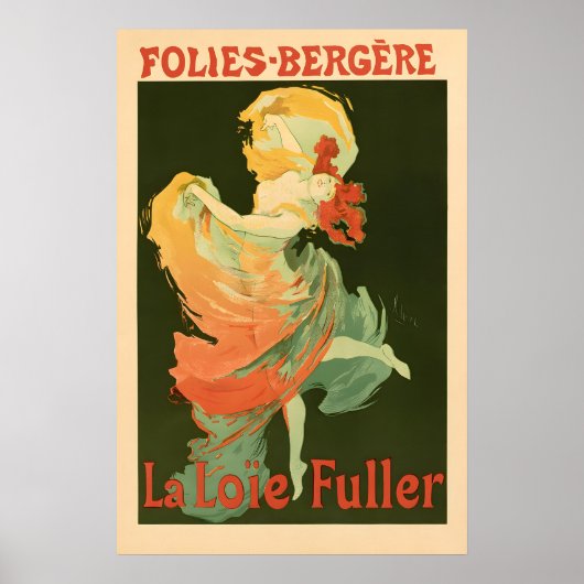 Folies-Bergere Vintage Poster (Voorkant)