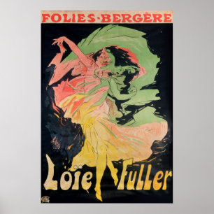Folies Bergeres: Loie Fuller, Frankrijk Poster