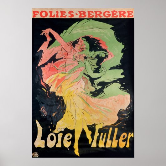 Folies Bergeres: Loie Fuller, Frankrijk Poster (Voorkant)