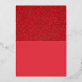 Folietop Tomaat Rood Uitnodigingskaart Custom Folie Uitnodiging