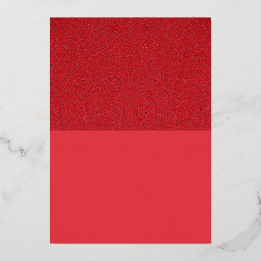 Folietop Tomaat Rood Uitnodigingskaart Custom Folie Uitnodiging (Voorkant)