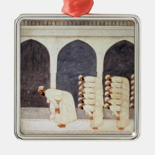 Folio.38a Een Mogul prins in een moskee die Frida  Metalen Ornament