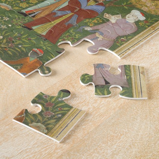 Folio 39, een tuinscène uit de 'Bustan of Sa'd' Legpuzzel (Zijkant)