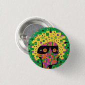 Folk 001 Nancy Ronde Button 3,2 Cm (Voorkant /achterkant)