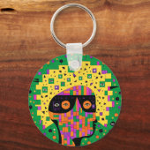 Folk 001 Nancy Sleutelhanger (Voorkant)