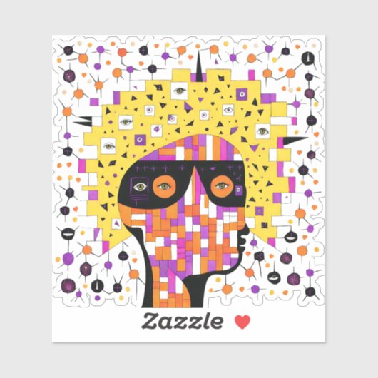 Folk 001 Nancy Sticker (Vel)