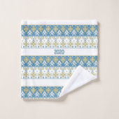  folk 2020 zonder naadloze sierbekleding New Yea Bad Handdoek (Wasdoekje)