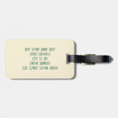 Folk Art Alien Bug Bagagelabel (Achterkant horizontaal)