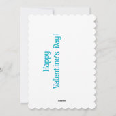 Folk Art Angel Valentine Feestdagenkaart (Achterkant)