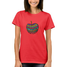 Folk Art Apple T-Shirt