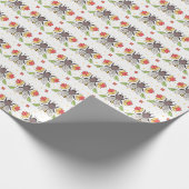 Folk Art Bee Cadeaupapier (Hoek)