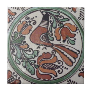 Folk Art Bird Tegeltje