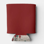 Folk Art Blikkoeler | Kerst Drink Koozie (Achterkant)