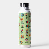 Folk Art Bloem Waterfles (Links)