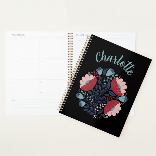 Folk Art Bloemen in volle bloei Planner (Display)