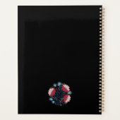 Folk Art Bloemen in volle bloei Planner (Achterkant)