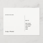 Folk Art Bloemen Rooster RSVP Uitnodiging Briefkaart (Achterkant)