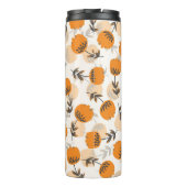 Folk Art Bloemen Scandinavische stijl Thermosbeker (Achterkant)