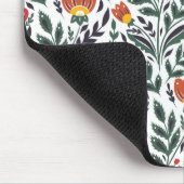 Folk art bloemenpatroon muismat (Hoek)