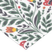 Folk art bloemenpatroon tafelkleed (Gekanteld)