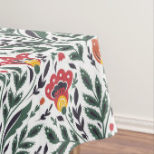 Folk art bloemenpatroon tafelkleed (Voorbeeld)