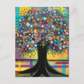 FOLK ART Burnt Desires BY LORI EVERETT postcard Briefkaart (Voorkant)