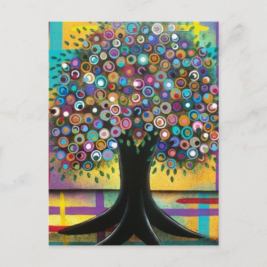 FOLK ART Burnt Desires BY LORI EVERETT postcard Briefkaart (Voorkant)