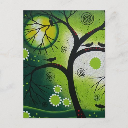 Folk Art BY LORI EVERETT Briefkaart (Voorkant)