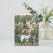 Folk Art BY LORI EVERETT briefkaart (Staand voorkant)