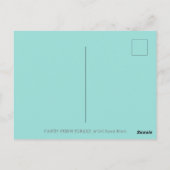 FOLK ART CANDY CORN TURKEY PILGRIM, THANKSGIVING BRIEFKAART (Achterkant)